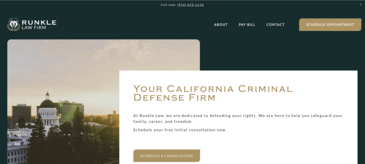 Law firm branding and website design